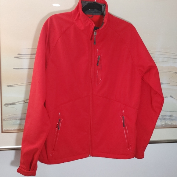 McKinley Men's Dry-Climate Jacket Red Size L - Picture 8 of 9